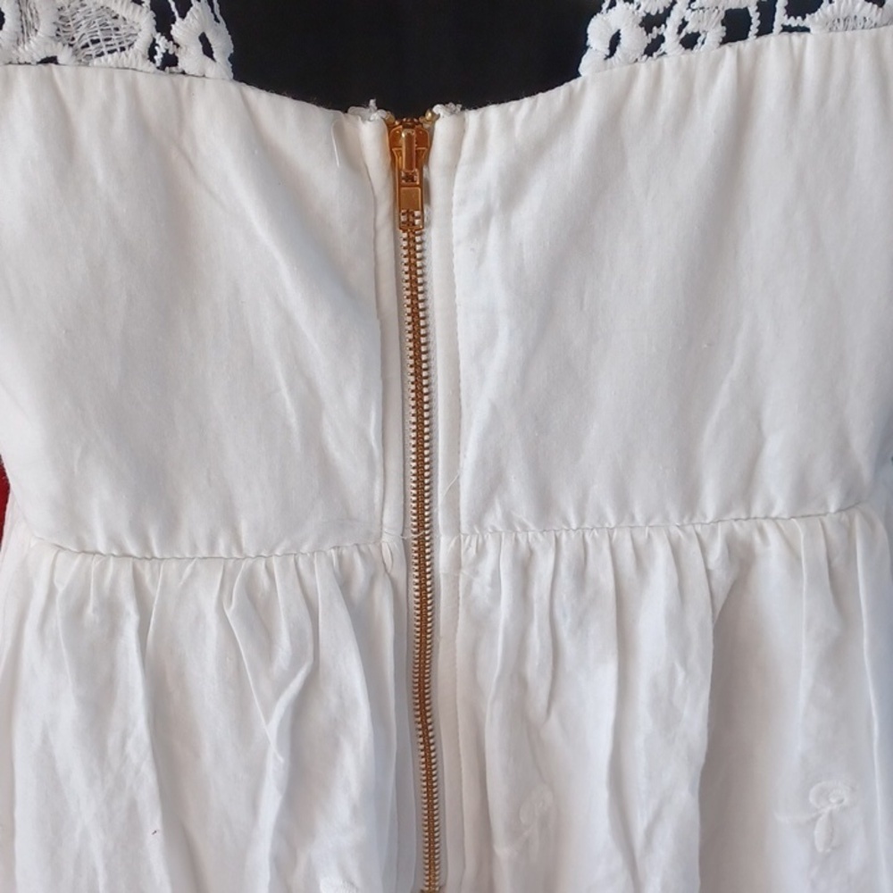 Southern Fried Chicks | White Eyelet Dress - Picture 6 of 9